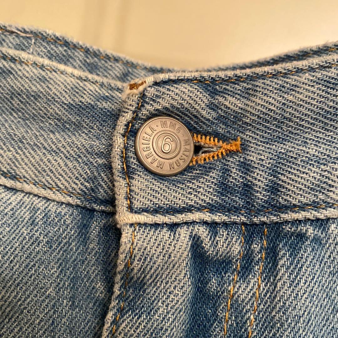 MM6 MAISON MARGIELA ブルーオーバーサイズジーンズ