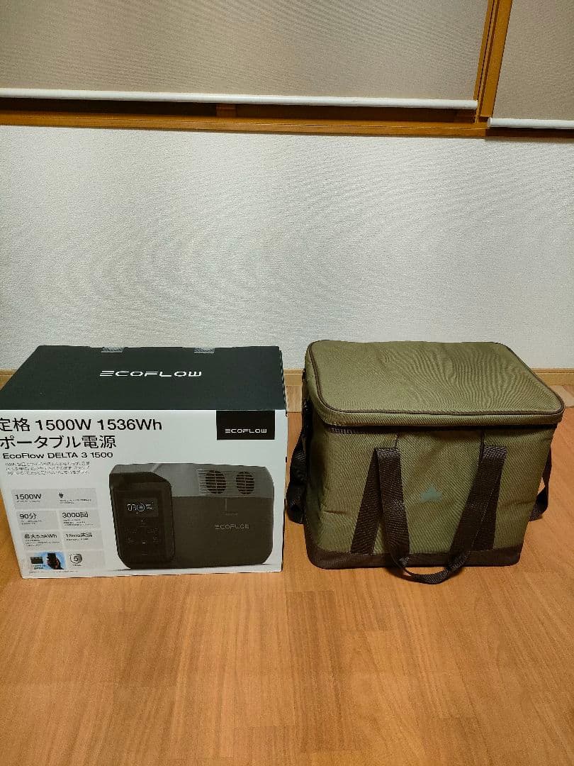 EcoFlow DELTA 3 1500 新品未使用品　バック保証 5年 付