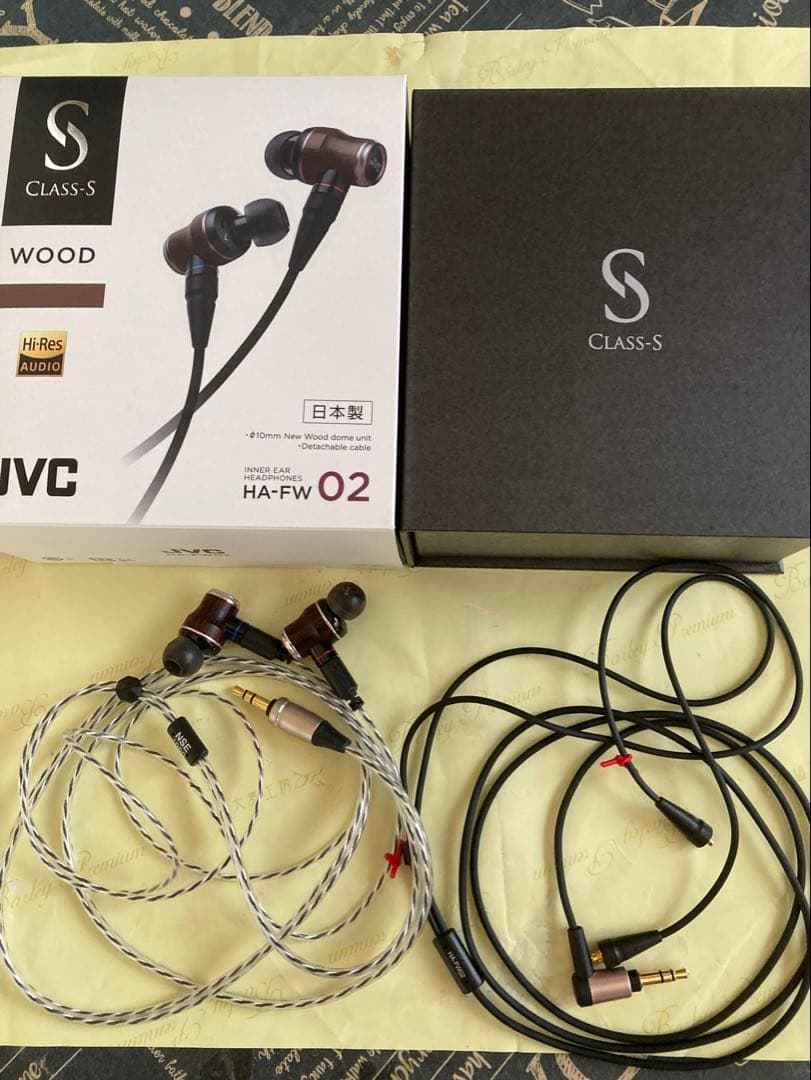 JVC HA-FW02 リケーブル可能イヤホン