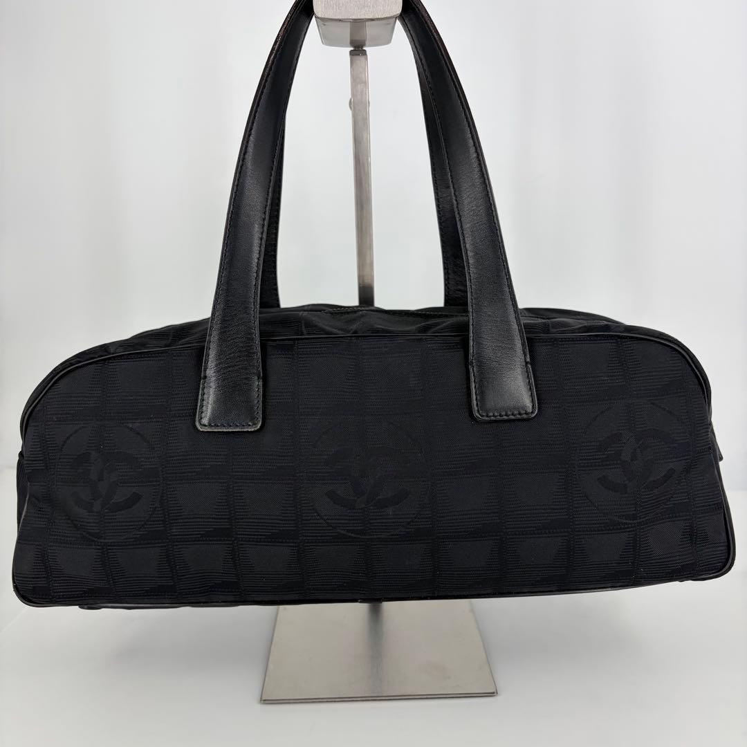【美品】CHANELシャネル ニュートラベルライン ミニボストン 7番台 859