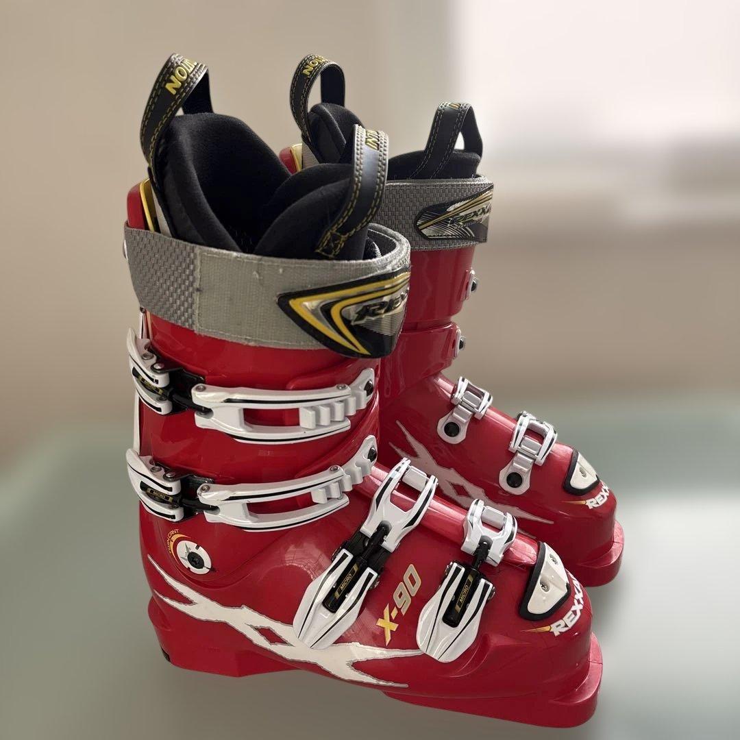 レグザム XXAM X-90 24.0-24.5cm レッド スキー ブーツ