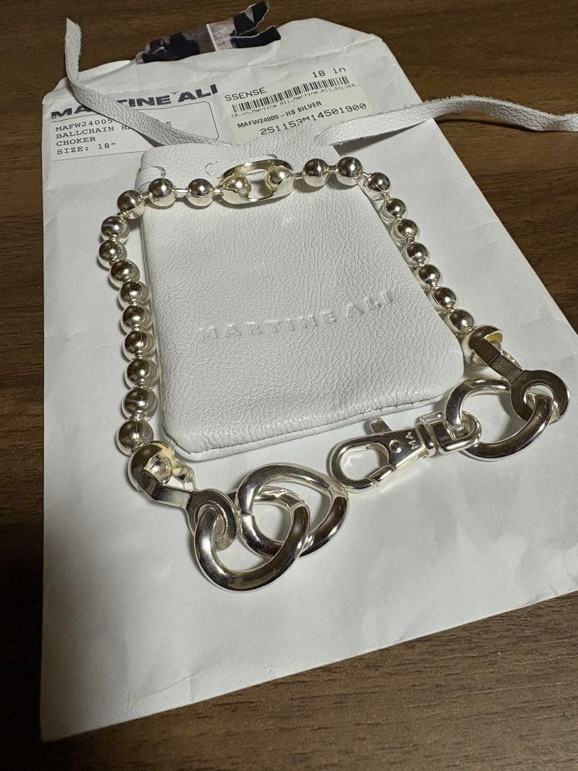 MARTINE ALI シルバーボールチェーン　takato着用似