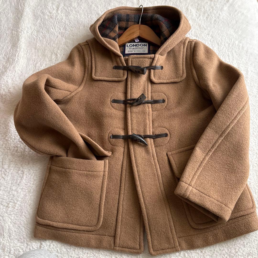 LONDON TRADITION ダッフルコート キャメル ショート丈