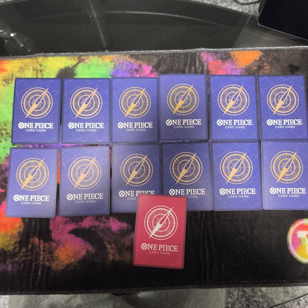 ワンピカード 赤黒コビー パラレルパーツ セット