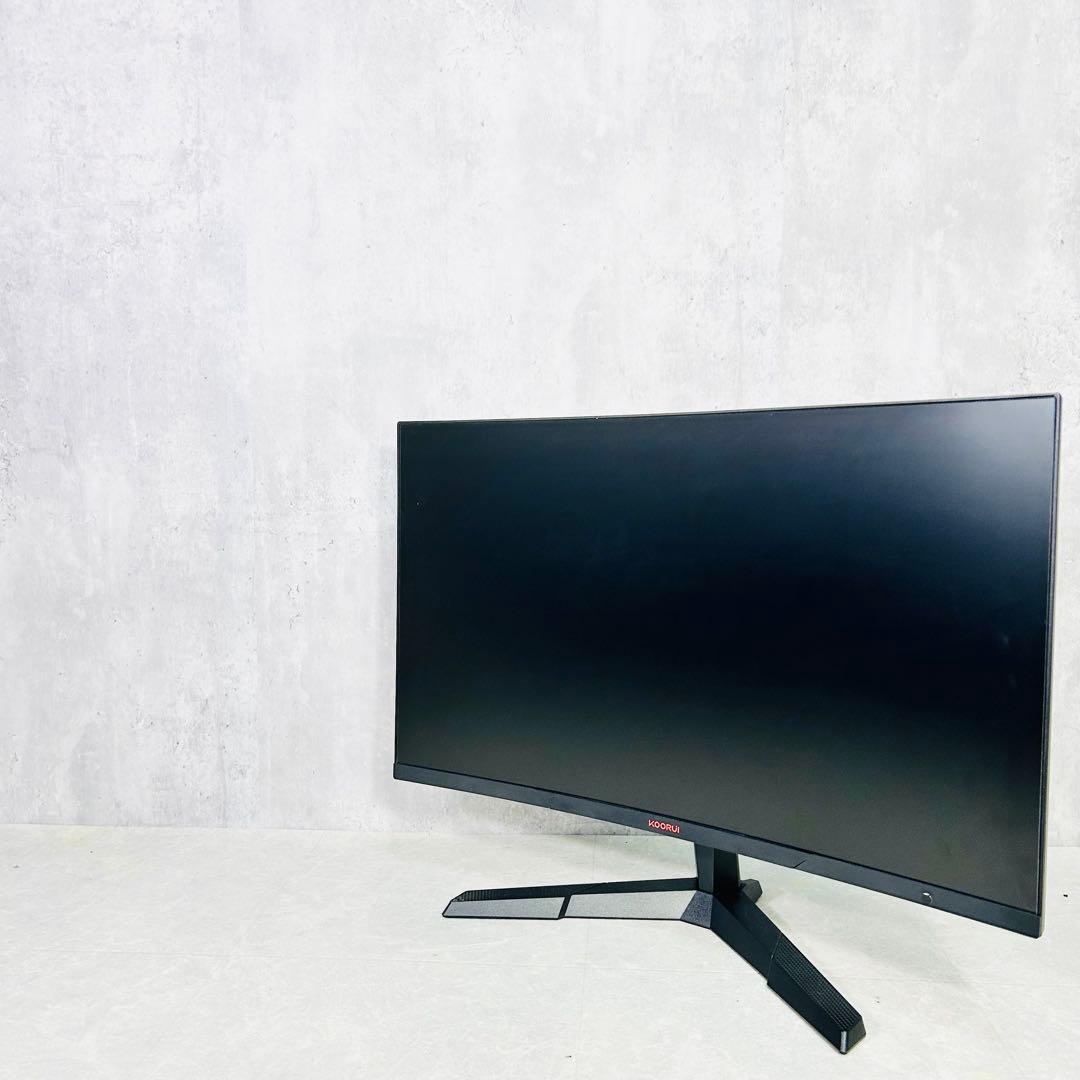 KOORUI 27E6QC 湾曲 ゲーミング モニター 27インチ