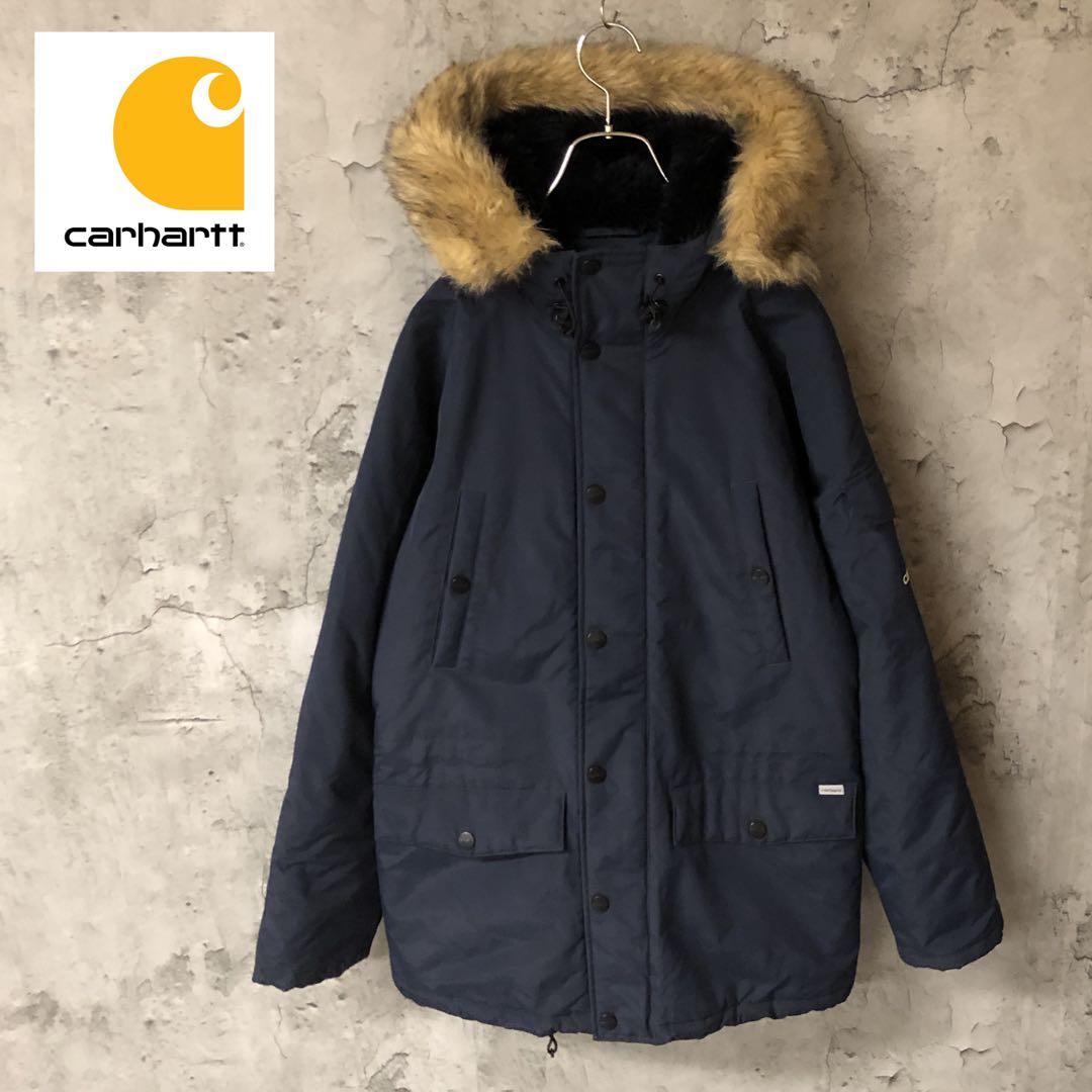 美品　カーハート　carhart マウンテンダウンジャケット　ファーダウン　S