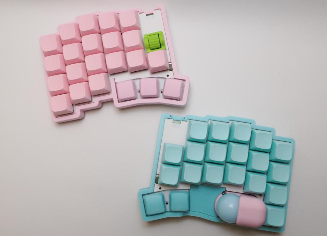 【やた氏専用】左右分割式トラックボール付きワイヤレスキーボード