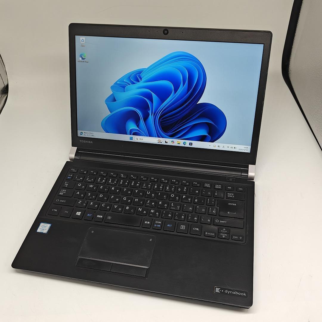 【東芝】RZ83 高速i7 新品SSD256GB 16GB ブラック ノートPC
