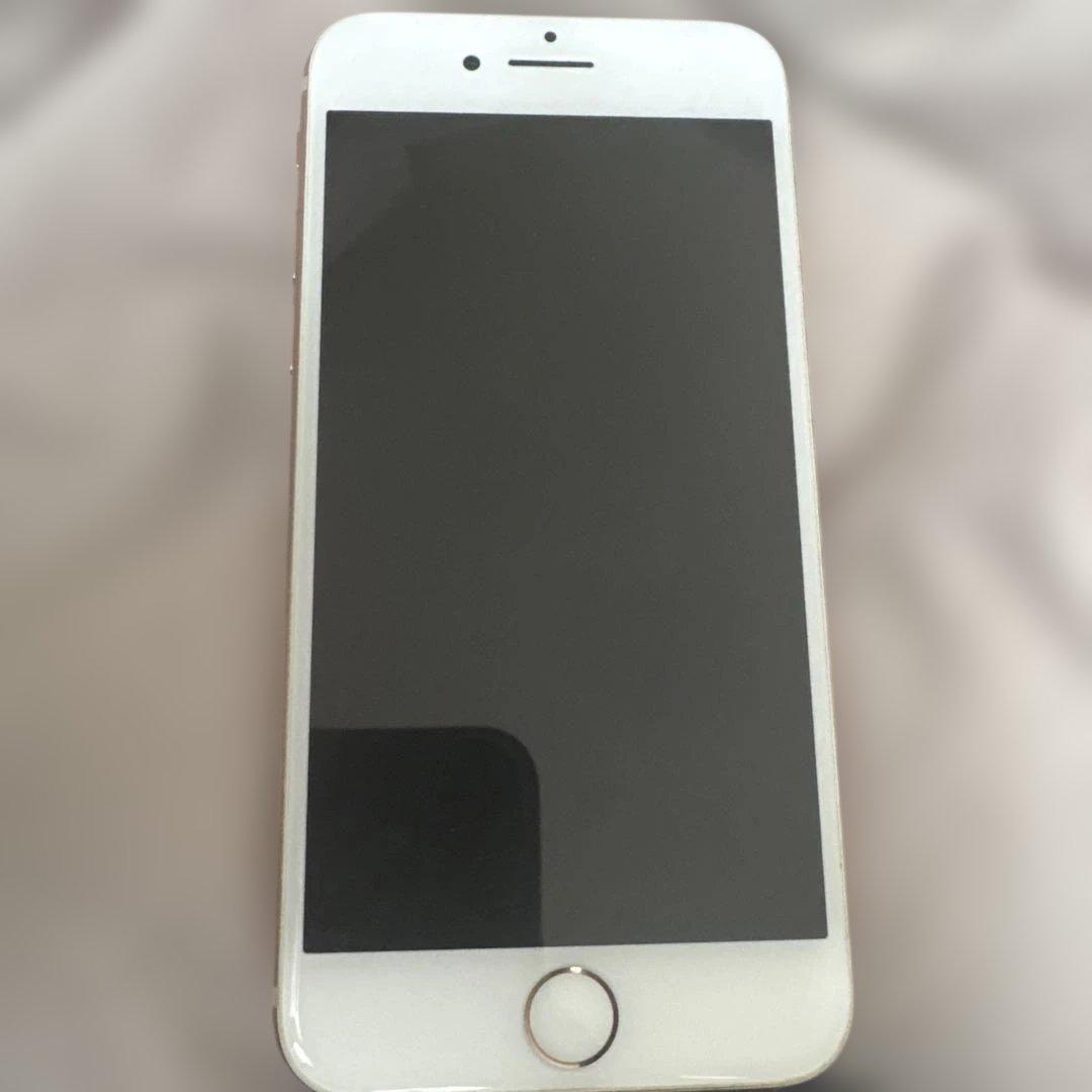 iPhone8 64GB ローズゴールド バッテリー77% 画面傷あり 初期化済
