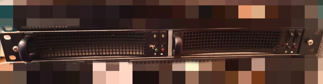 TechAce CP-550Mv2 1U 2ブレード ラックマウントシャーシ