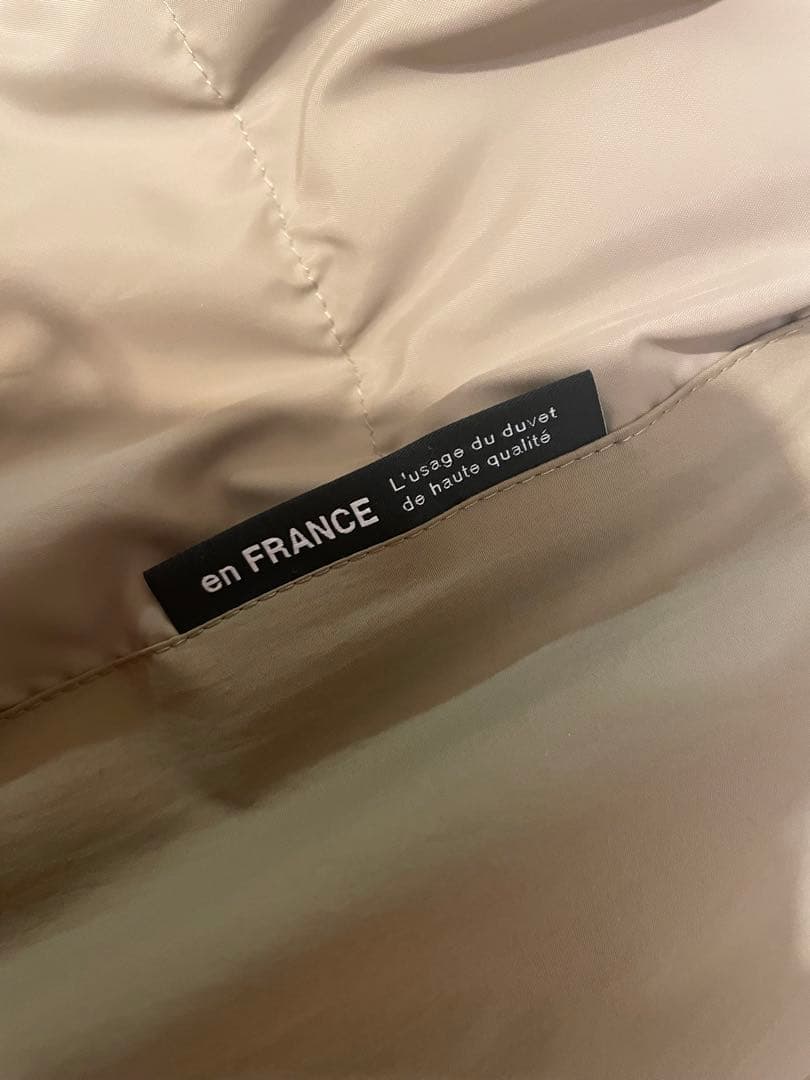 nano universe 西川ダウン　ベルテッドコートダウン ※ベルト無し