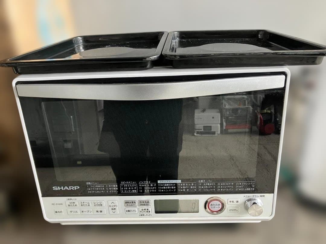 シャ－プ 電子レンジ オーブンレンジ レンジ RE-S1000-W 2021年製