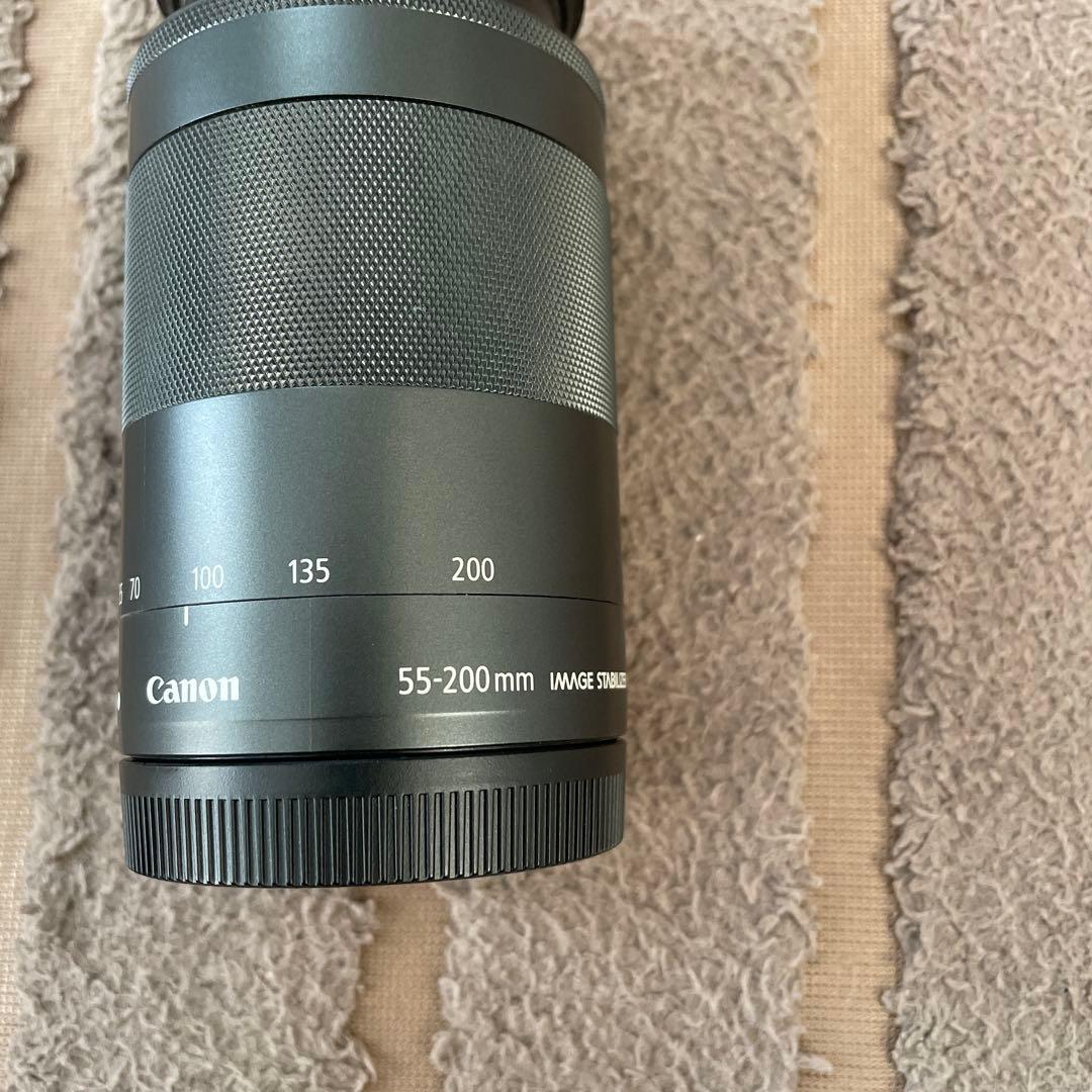 Canon ef-m55-200mm 望遠レンズ　ジャンク品