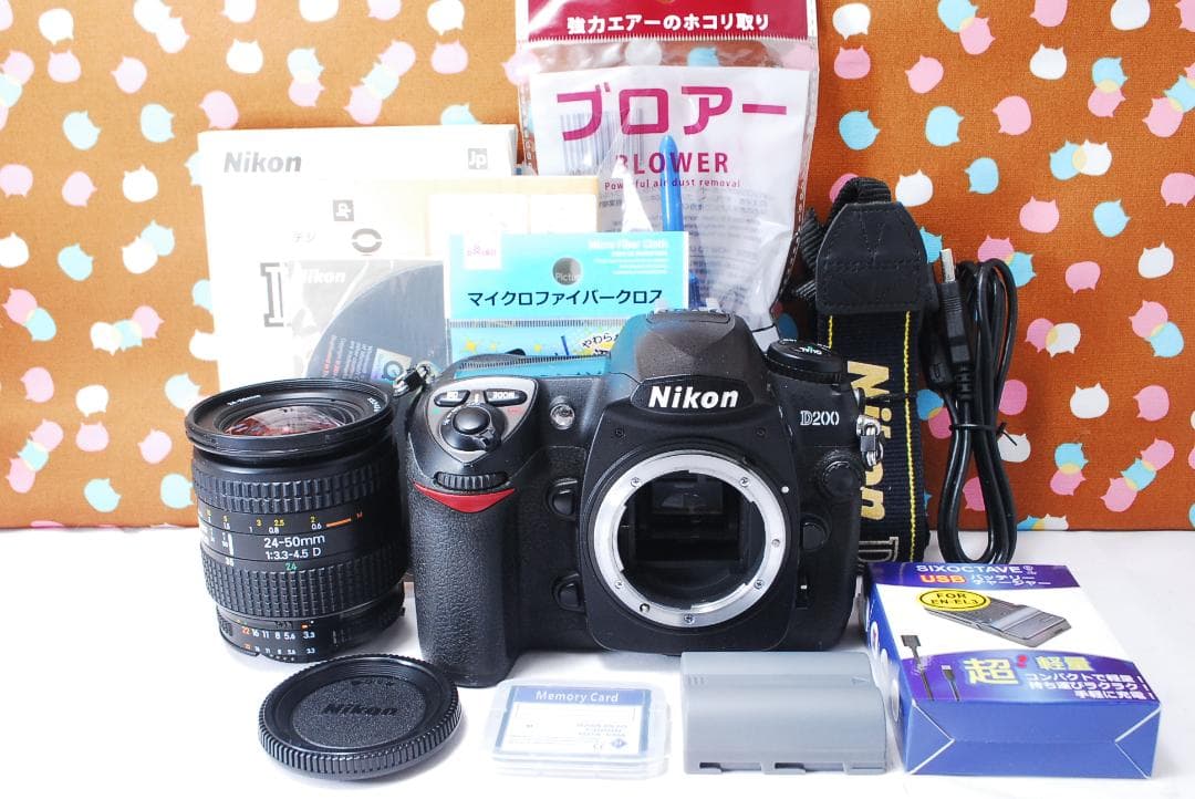 ✨ショット数7755回✨元箱付き✨Nikon D200 レンズセット
