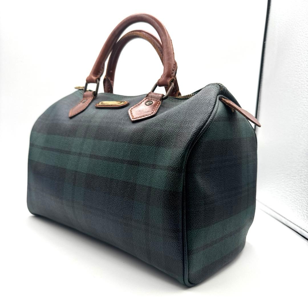 Polo Ralph Lauren ミニボストンバッグ ブラックウォッチ PVC