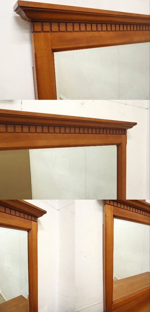 横浜ダニエル◆最高級ドレッサーチェスト・ミラー＆ワイドチェスト 62万