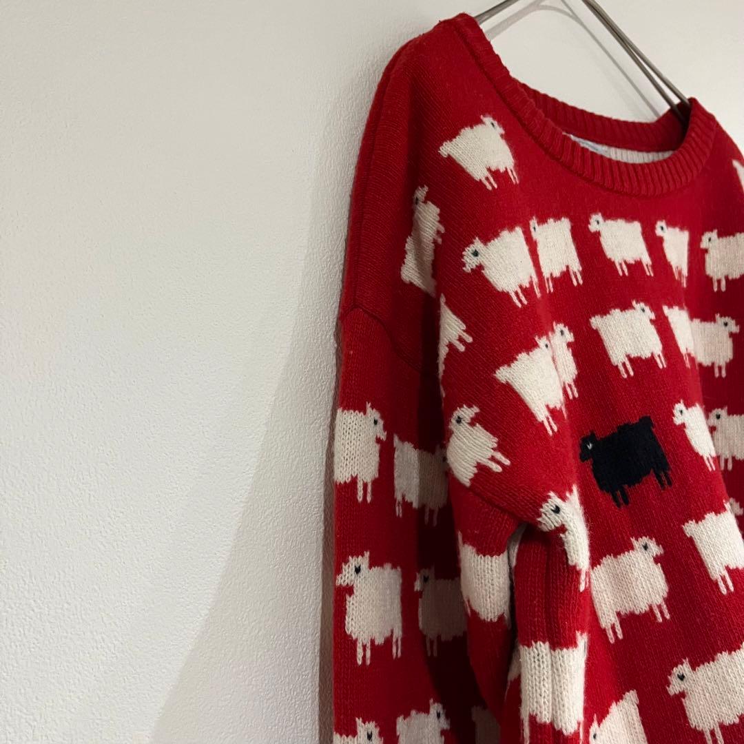 ヨーコ⭐︎Warm&Wonderful 羊ニット Wool100 XL