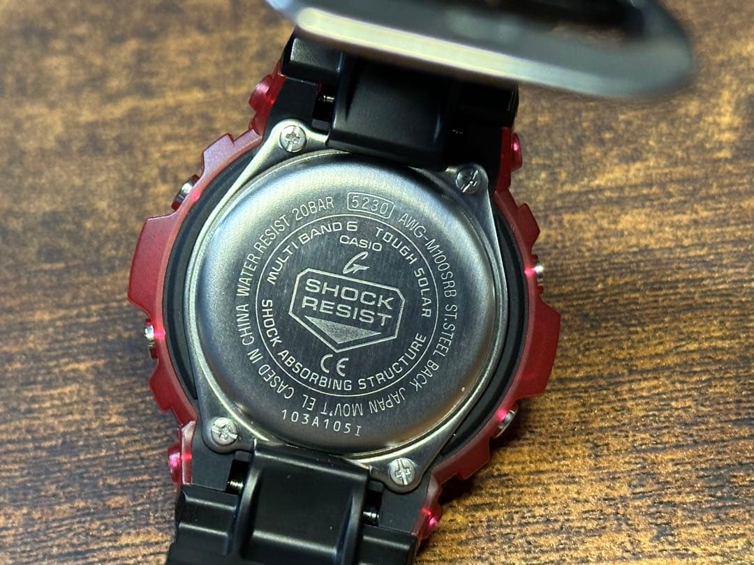 CASIO G-SHOCK AWG-M100 マルチバンド6 電波ソーラー　美品