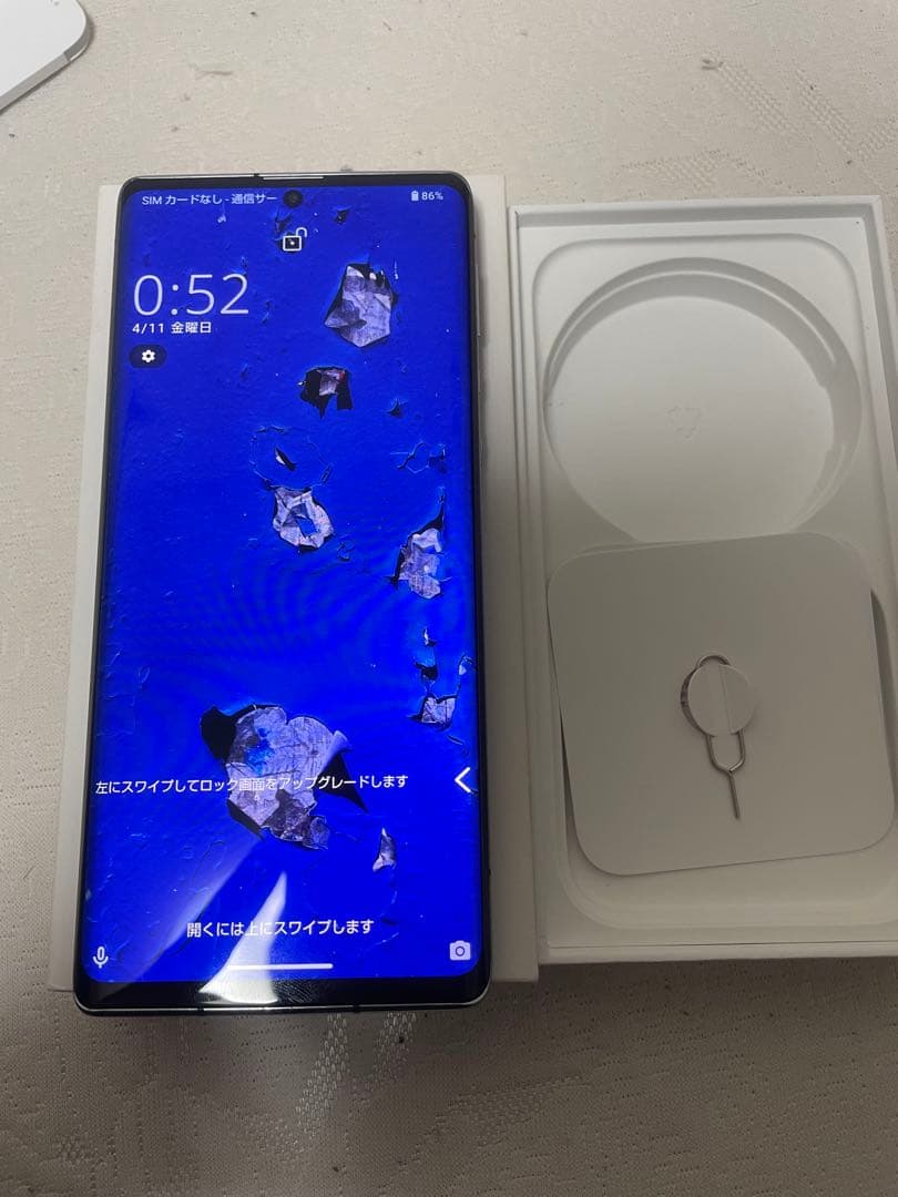 AQUOS R6 本体 SIM フリー 外観の状態は約96％程度で