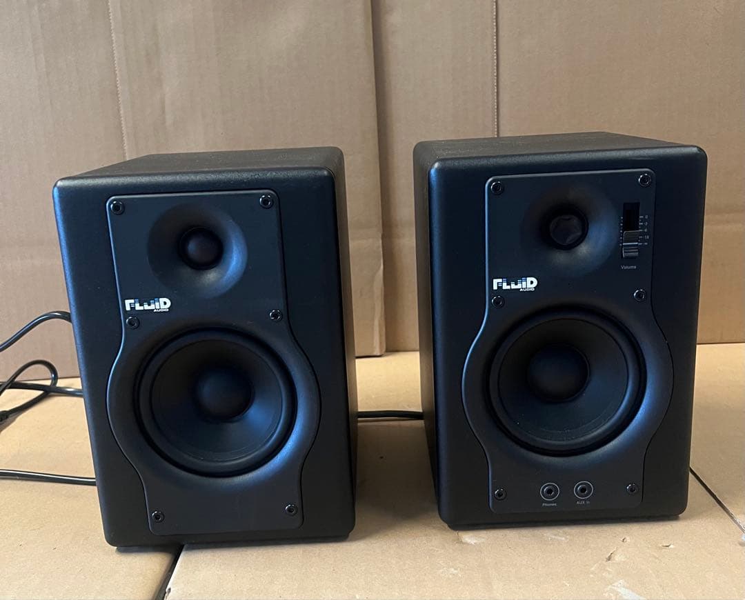 Fluid Audio F4 ブラック モニタースピーカー フルイドオーディオ