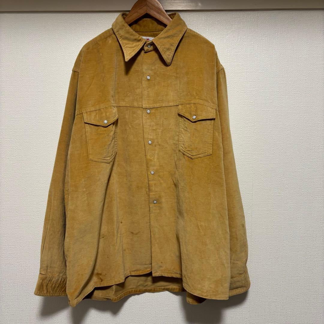 70s〜 Neiman Marcus コーデュロイウエスタンシャツ