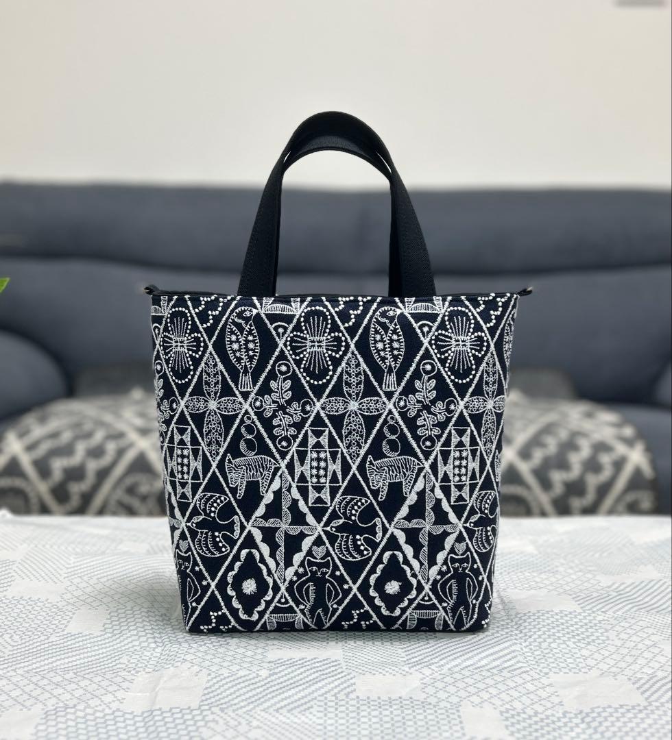 ハンドメイド・ミナペルホネン・symphony×tambourineトートバッグ