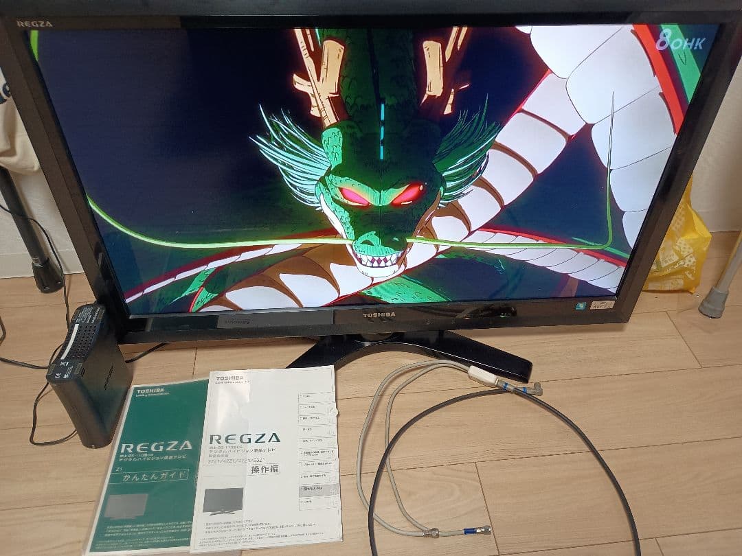 イソギンチャク REGZA 37Z1液晶テレビ 500G　HD　ケーブル付