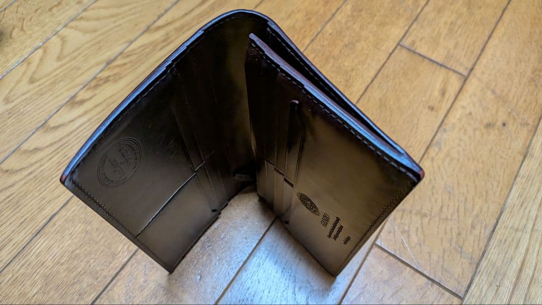 ■GANZO■SHELLCORDVAN2■バーガンディー■シェルコードバン2