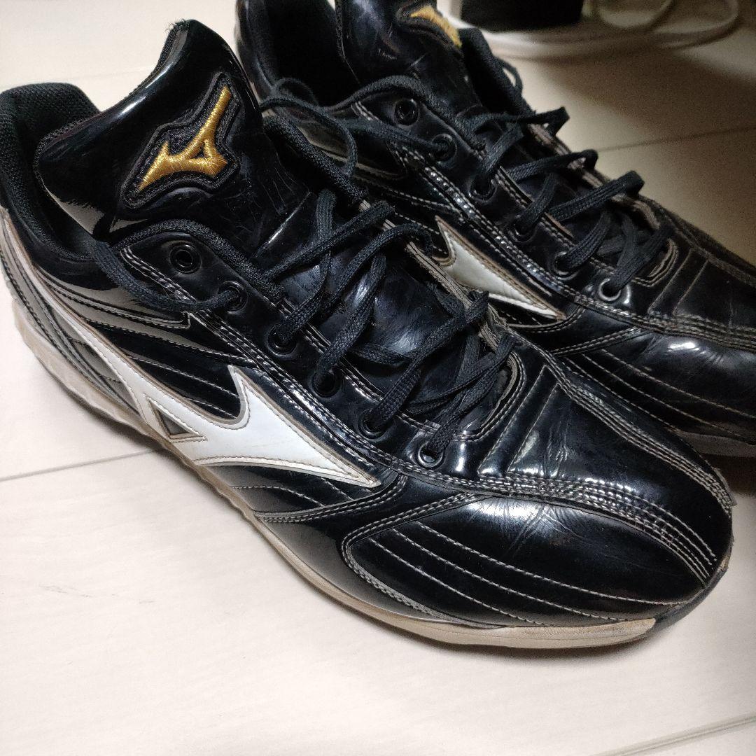 あ*。様 【レア】千葉ロッテマリーンズ安田選手　実使用スパイク　ミズノプロ　オー