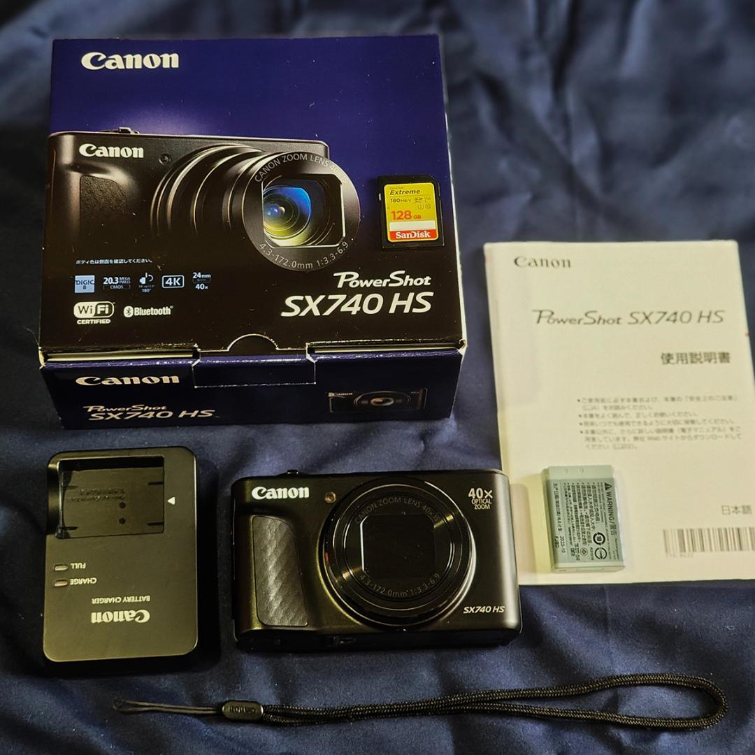 Canon PowerShot SX740 HS 40倍ズーム(Black)