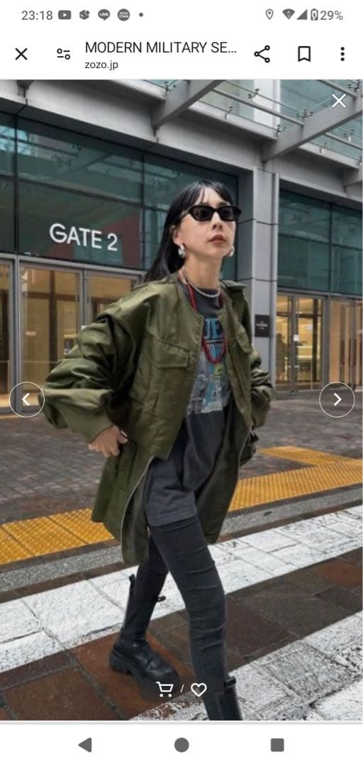 みみみ⭐︎ビスチェのみアメリヴィンテージミリタリーセットジャケット