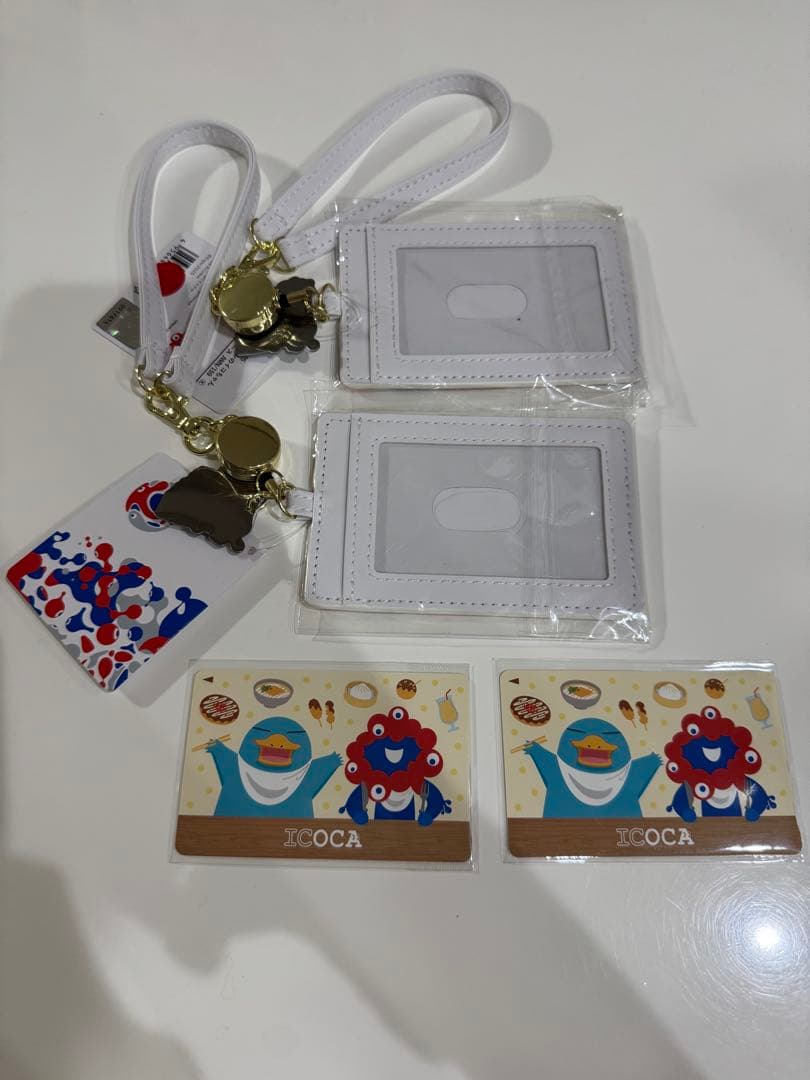 万博限定 ICOCA 合皮パスケース ミャクミャク イコちゃん 2セット