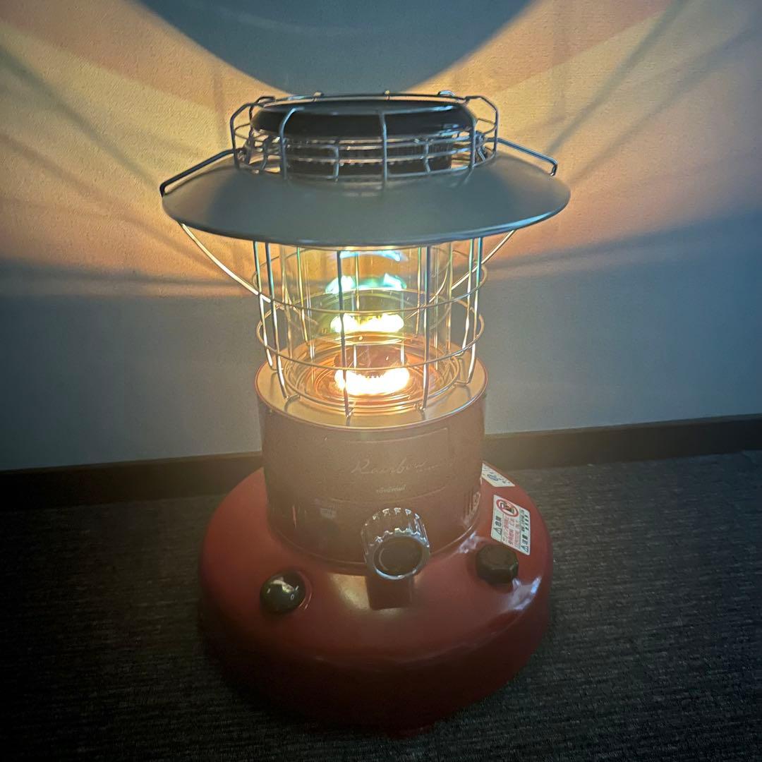 【美品】トヨトミ レインボーストーブ RL-250 レッド