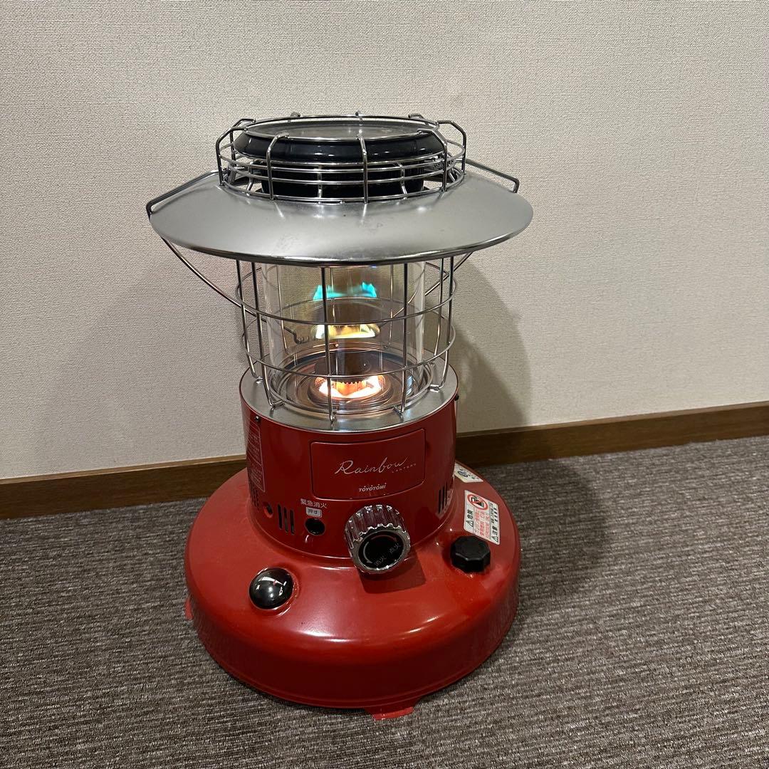 【美品】トヨトミ レインボーストーブ RL-250 レッド