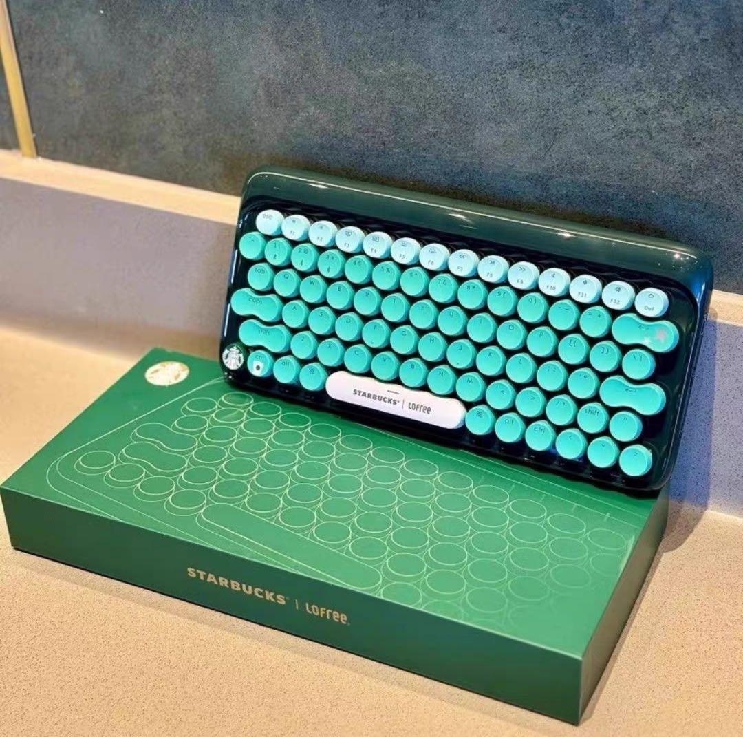 海外限定スターバックス x LOFREE メカニカルキーボード グリーン