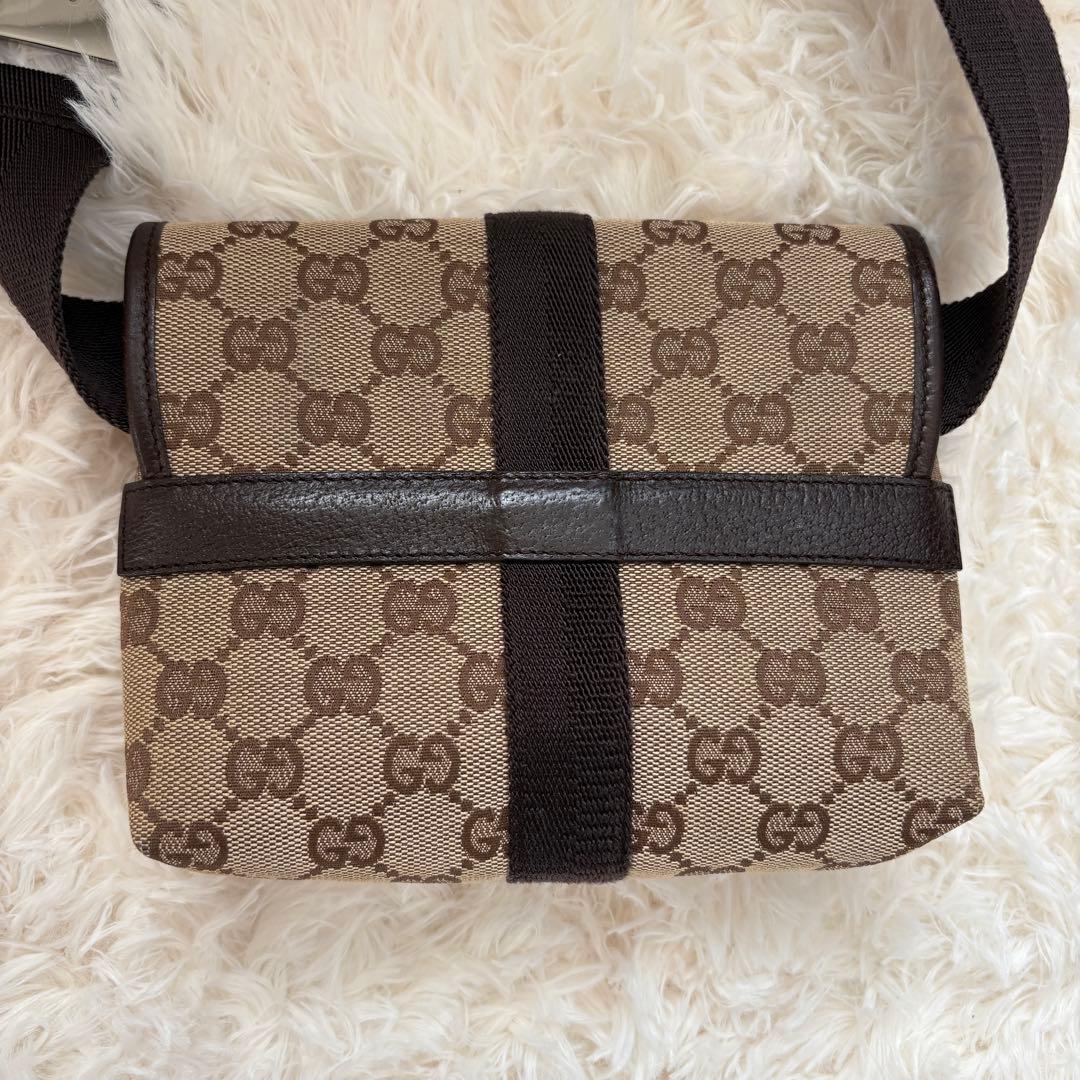 美品✨GUCCI グッチ ウエストバッグ ウエストポーチ GGキャンバス