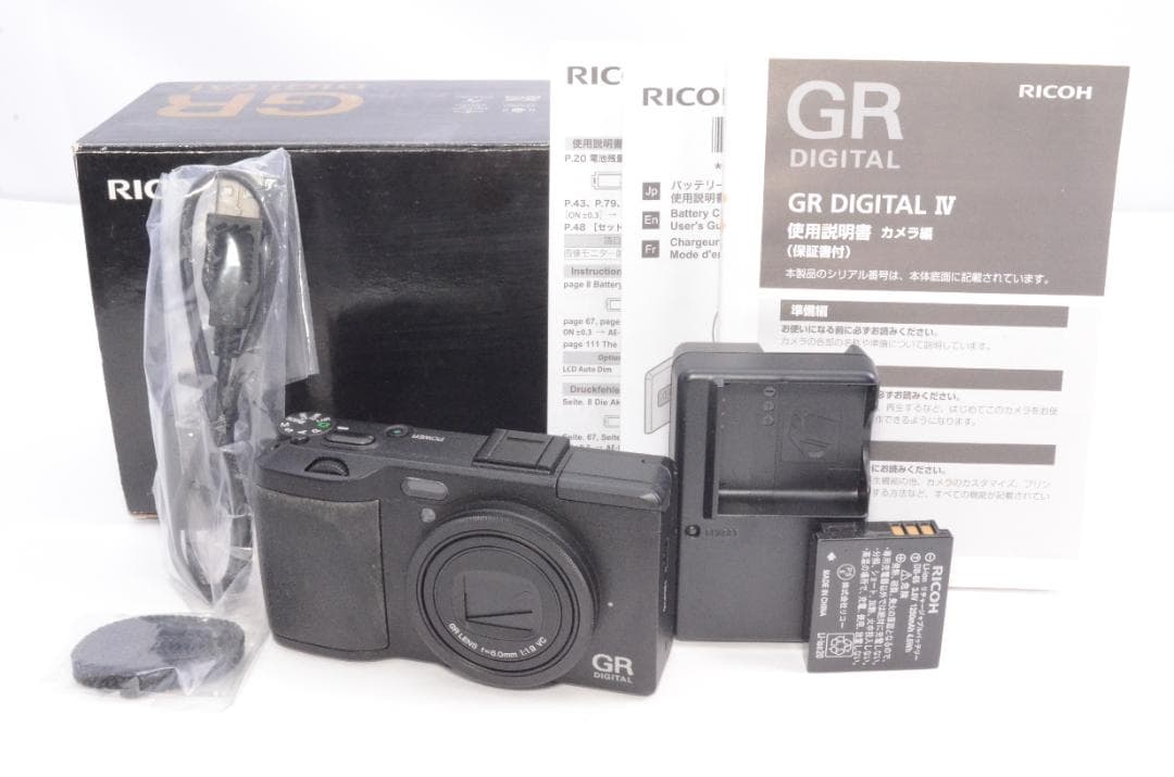 【ショット数631回】RICOH GR DIGITAL IV デジタルカメラ