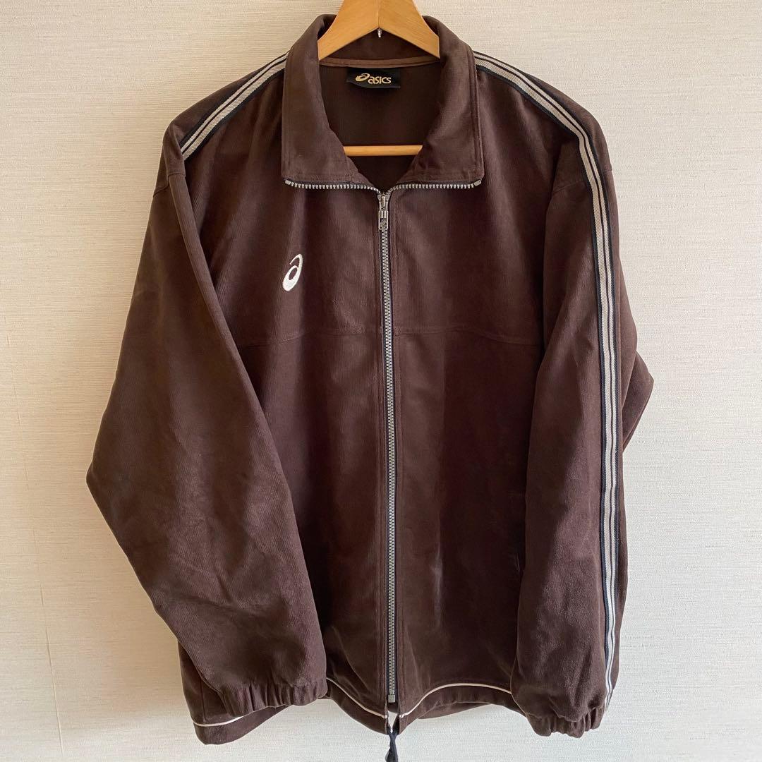 asics ジャケット ジャージ 上下 L スポーツウェア コーデュロイ 日本製