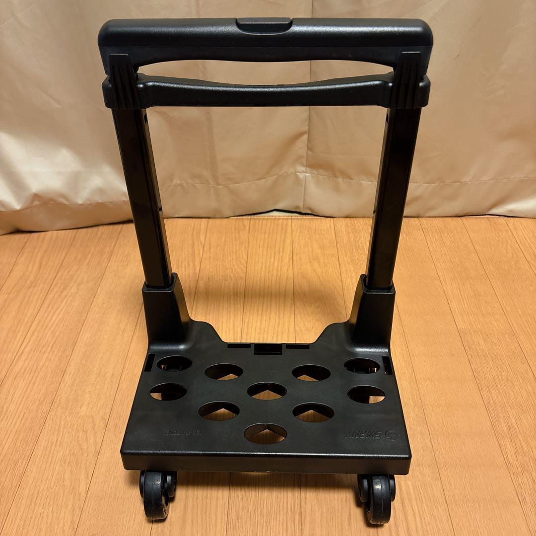 【極美品】SWANY キャリーバッグ モノグラムライン エナメル 4輪キャスター