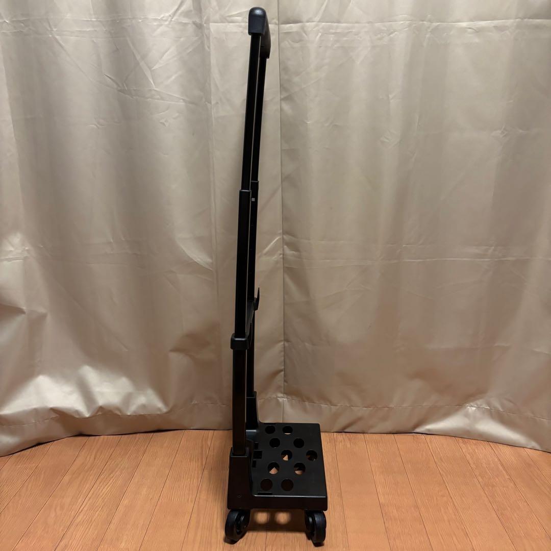 【極美品】SWANY キャリーバッグ モノグラムライン エナメル 4輪キャスター