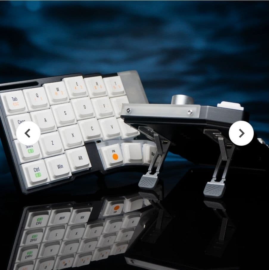 テ*ン様 Cornix フルセット　白　分割キーボード