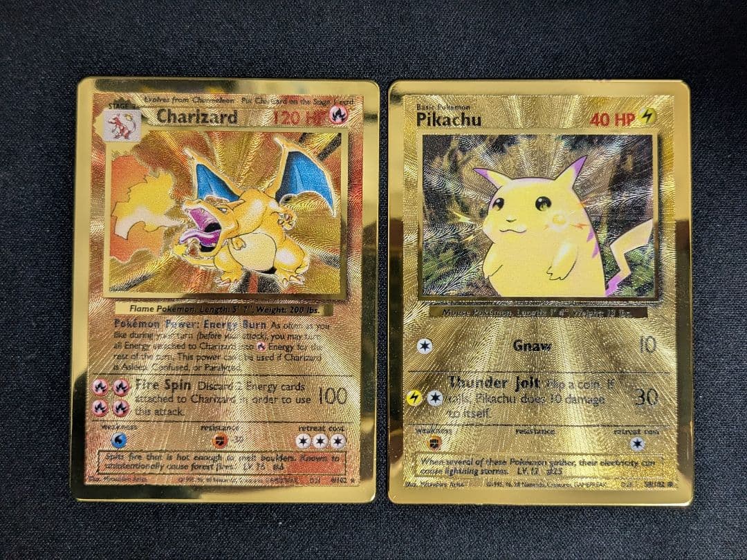 ピカチュウ リザードン 25thプロモ メタルカード 英語版