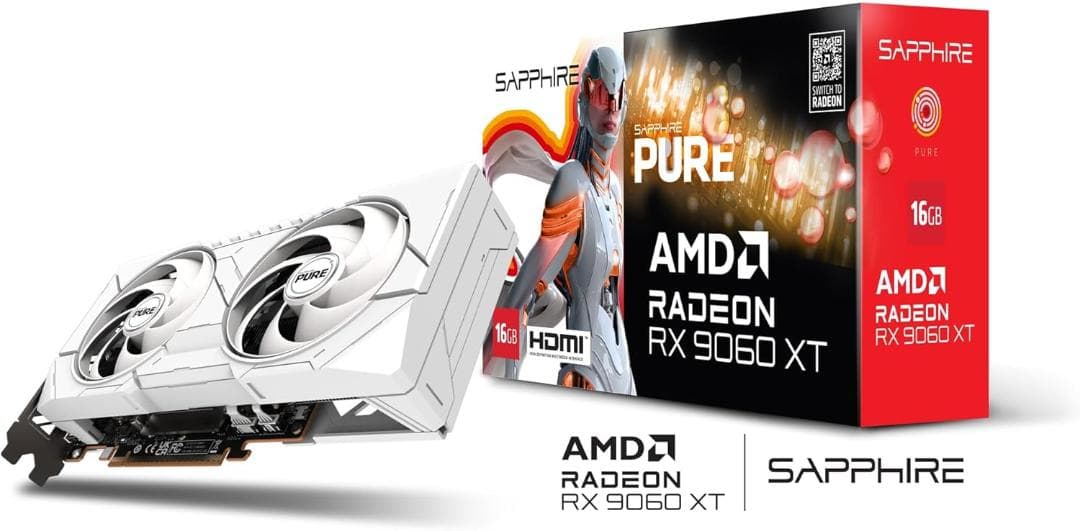 グラフィックボード・グラボ・ビデオカード Radeon RX 9060 XT GAMING OC 16GB