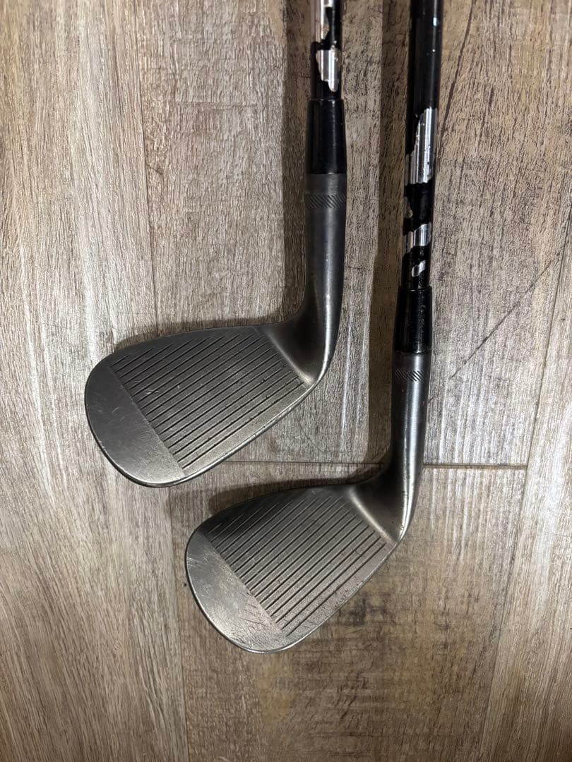 激レア王道タイトリストSM7ブラックウエッジ52.58セット　シャフトもブラック