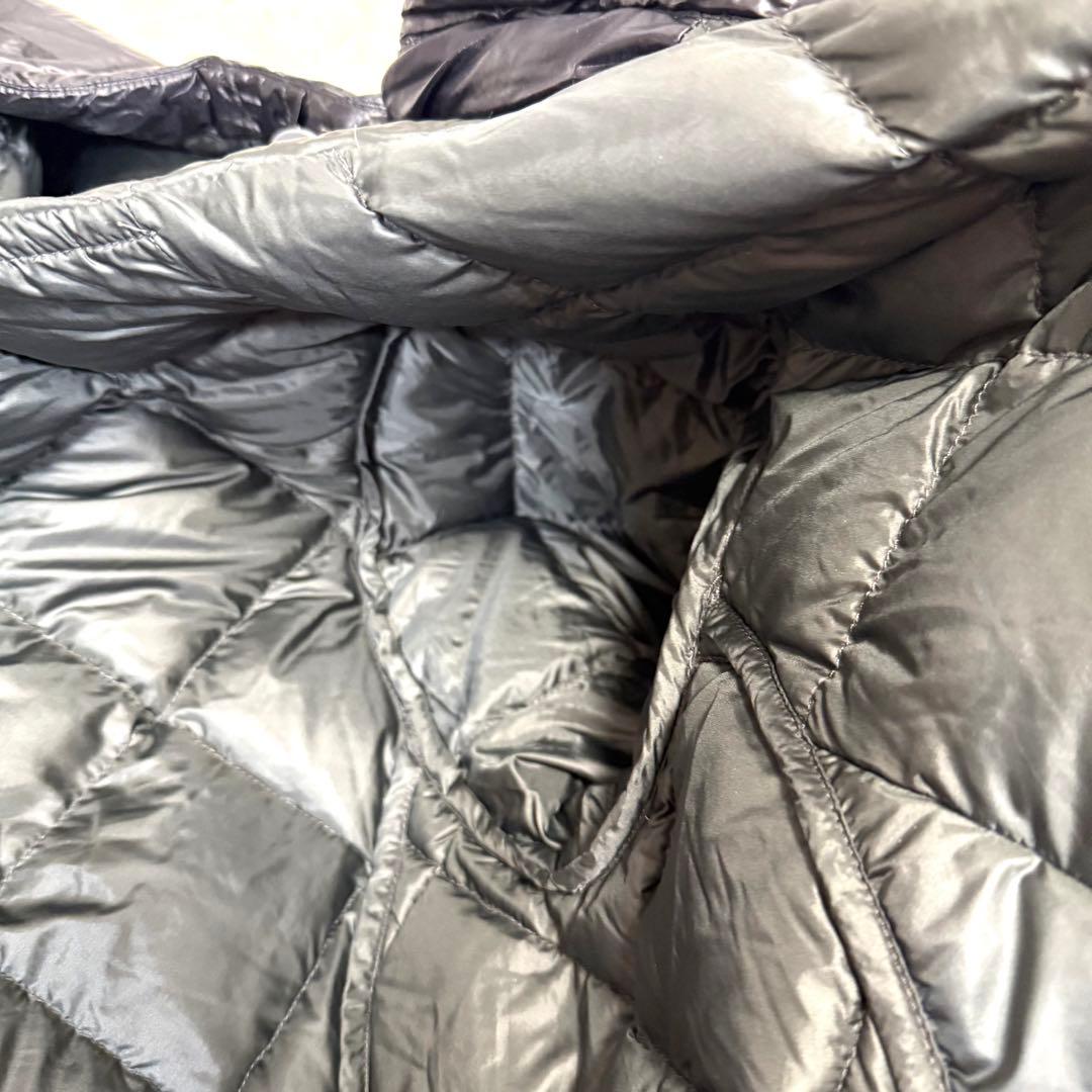 モンベル スペリオ ダウントラベルコート ロングダウン ブラック M 薄手軽量