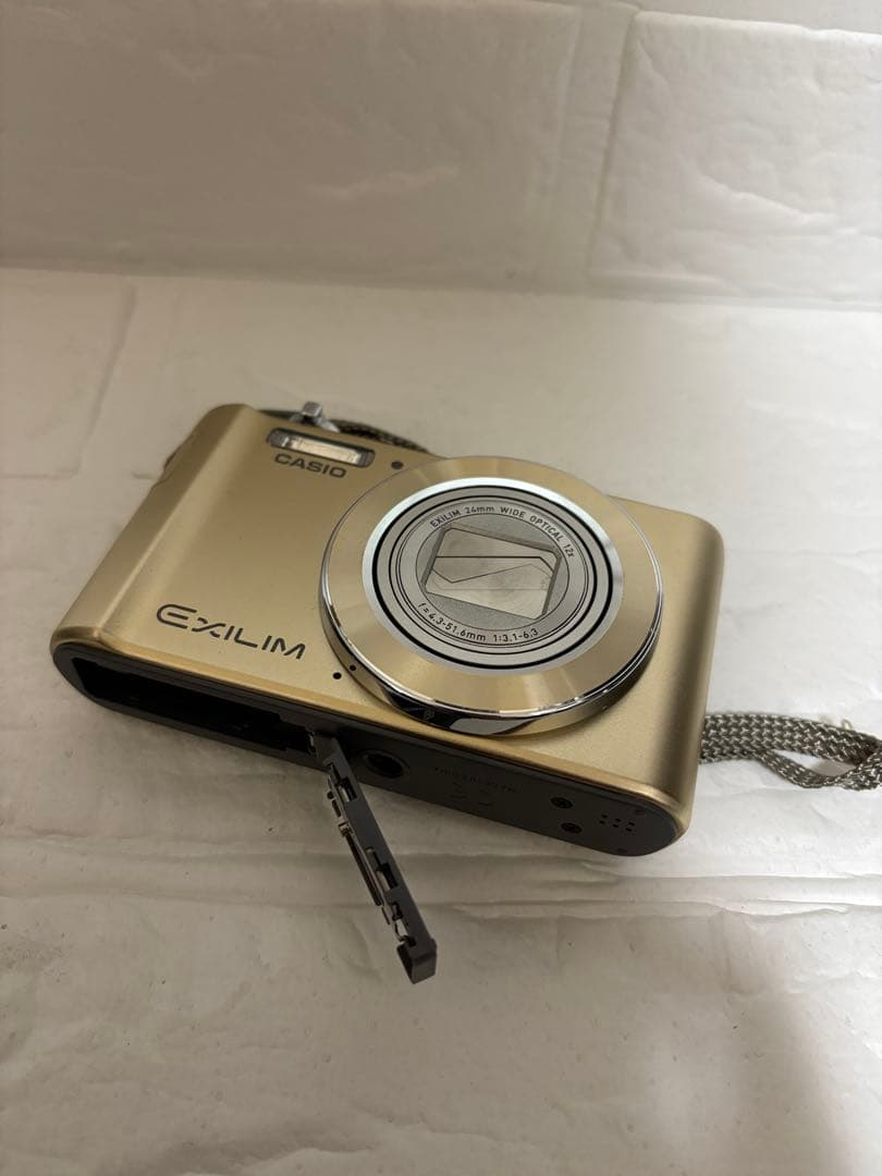 【目立った傷や汚れなし】CASIOEXILIMゴールド コンパクトデジタルカメラ