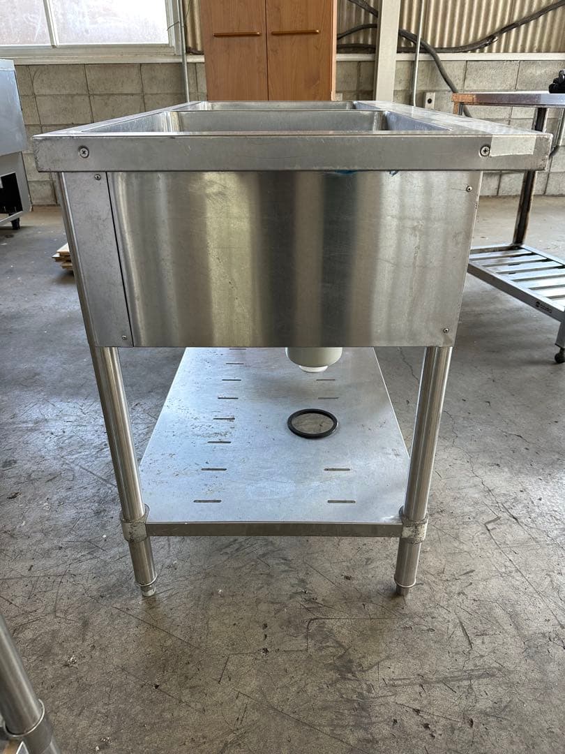 業務用 2槽シンク 流し台 ステンレス シンク 1200×600 茨城県引取歓迎