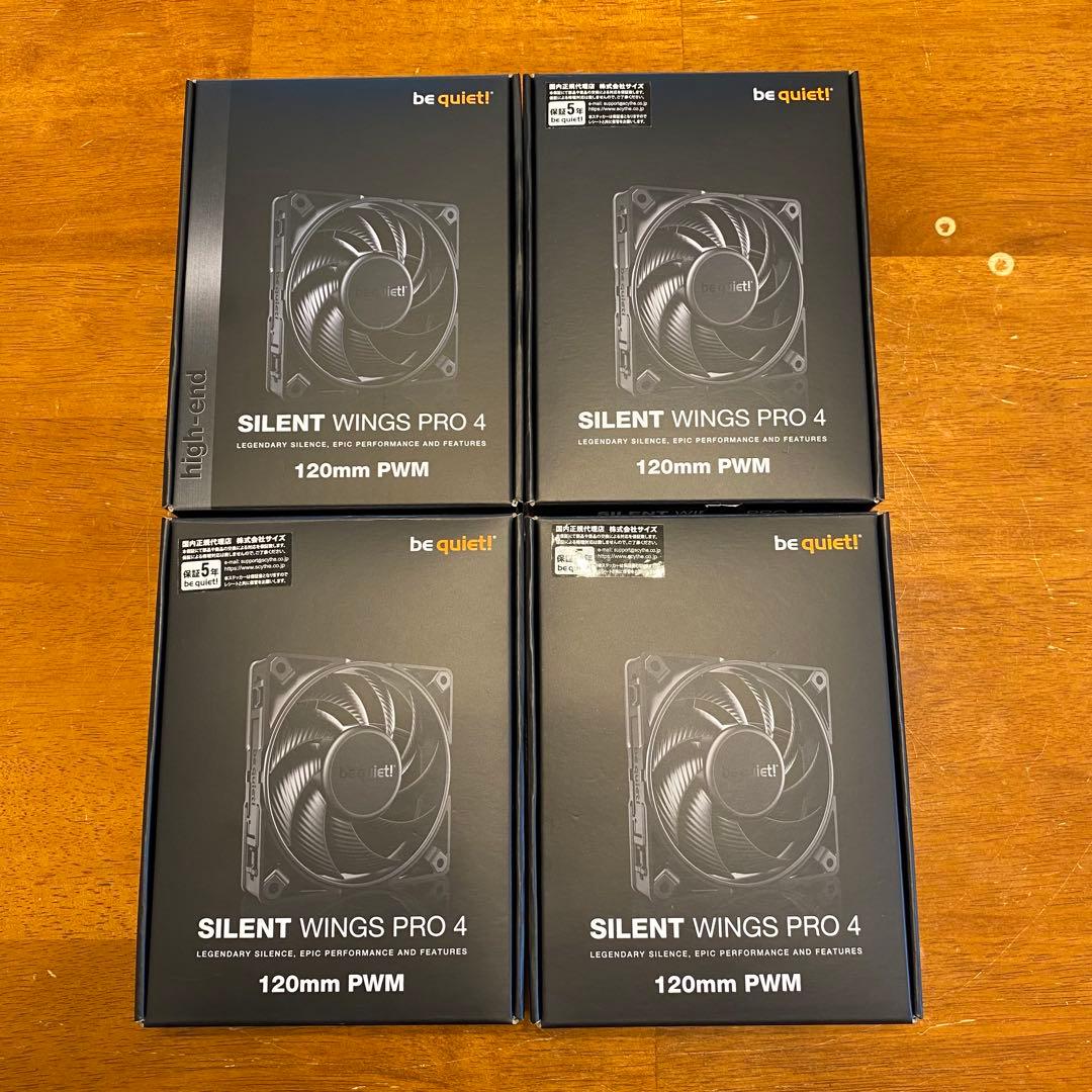 be quiet! SILENT WINGS PRO4 120mm PWM 4個