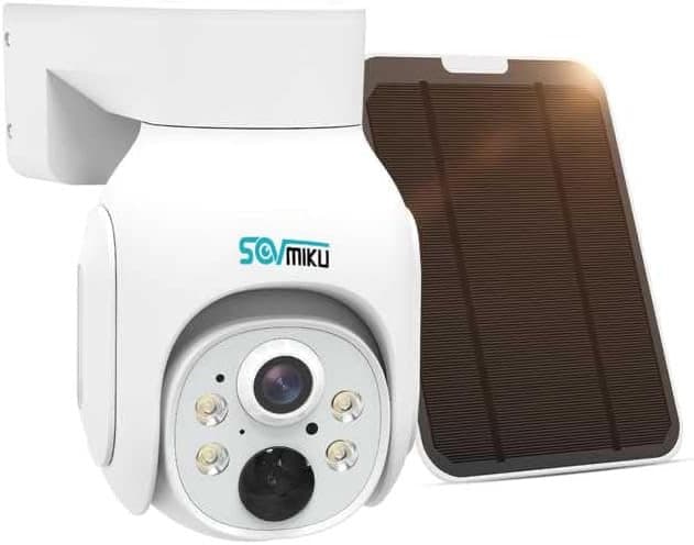 防犯カメラ ソーラーパネル 高画質 スマホ操作 USB充電 防水 暗視モード付き