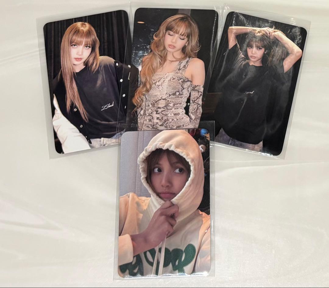 BLACKPINK LiSA フォトカード 4枚セット ポップアップ 購入特典
